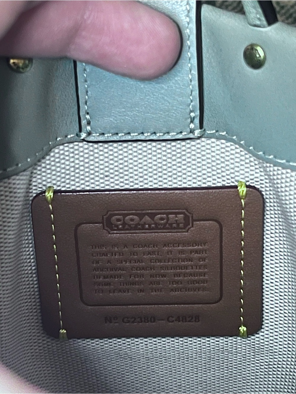Coach Mini Cashin Carry C4828 - Picture 10 of 11